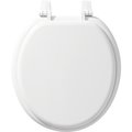 Mayfair Bemis Round White Molded Wood Toilet Seat 66TT-000